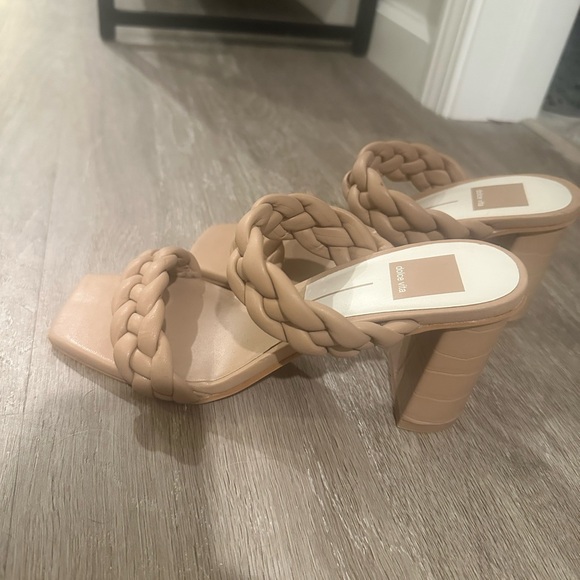 Dolce Vita Women's Braided Tan Mules - Picture 6 of 7